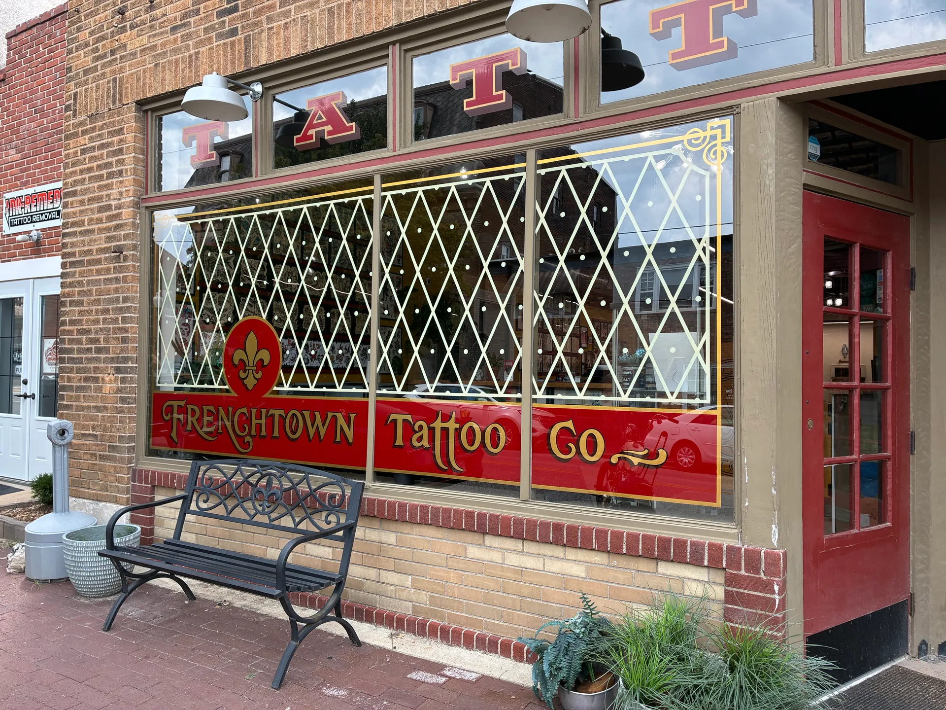 Frenchtown Tattoo Company storefront on North 2nd Street in St. Charles