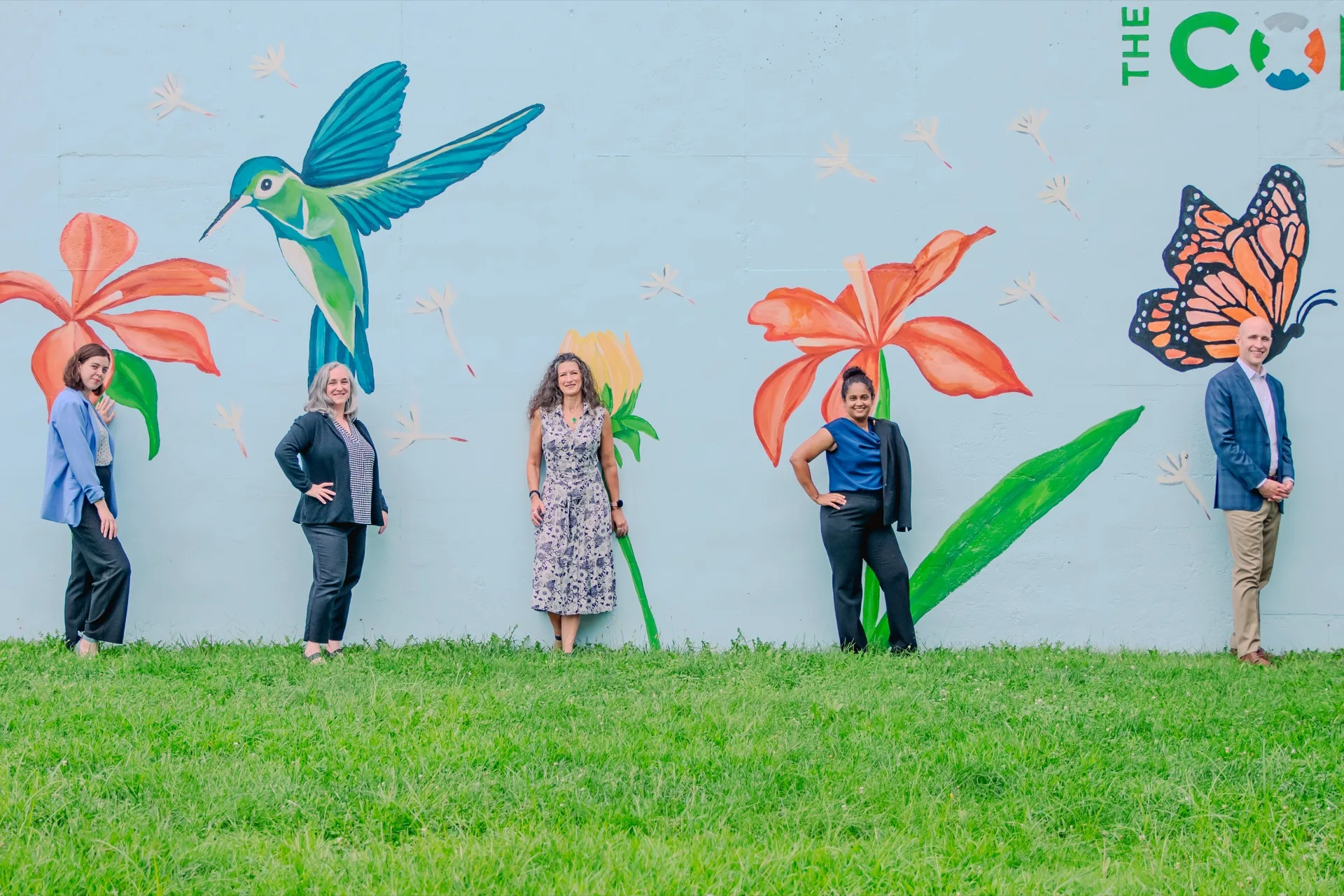 The Commons mural in New Town at NTx